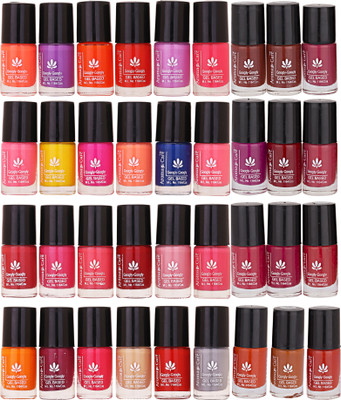 

Aroma Care Wholesale Market Rate Nail Polish Color Lacquer Set of 36 Pcs (ACMAB18) Wine, Skin, Gray, Meroon, Mauve, Pink, Orange, Pink, Orange, Redish Meroon, Pink, Pink, Pink:Pink:Orange(Pack of 36)