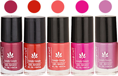 

Aroma Care Mab Multicolor Nail Polish Combo 8092016112 Multicolor(Pack of 5)