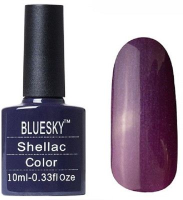 Blue Sky Shellac Nail Polish Rock Royalty