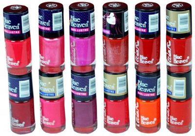 

Blue Heaven Walkfree Nailpaint Set 3 Multicolour(Pack of 12)