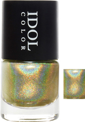 Idol Color holographic nail polish gold