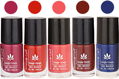 

Aroma Care Mab Multicolor Nail Polish Combo 8092016179 Multicolor(Pack of 5)