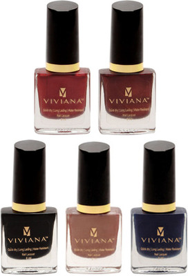 

Viviana Nail Polish Vnl009, Vnl022, Vnl007, Vnl013, Vnl024(Pack of 5)
