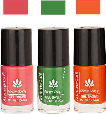 

Aroma Care Googly Gel Nail Polish 46201665 Multicolor,(Pack of 3)