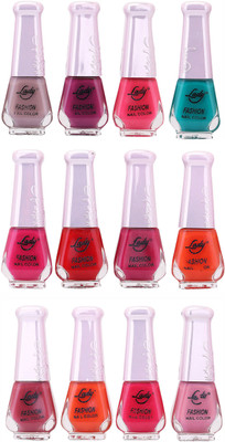

Lady Fashion Nail Polish Wholesale Pack 2112201630 Multicolor,(Pack of 12)