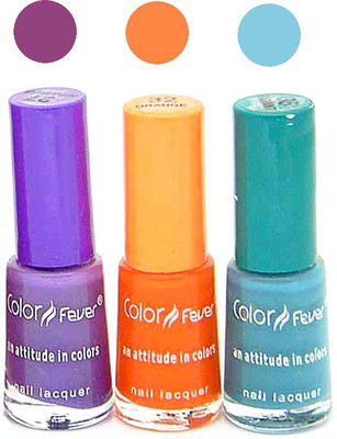 

Color Fever Mini Nail Polish Combo 27-35-32 N Multicolor,(Pack of 3)