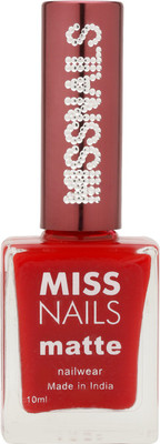 

Miss Nails Matte Red Red