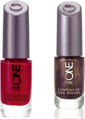 

Oriflame Sweden The ONE Long Wear Nail Polish London Red, Amethyst Rock