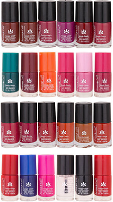 

Aroma Care MAB Multicolor 2 in 1 Color Cap Nail Polish Sets in Wholesale Rate ( Set No. 38) Green, Brown, Orange, Pink, Peach, Pink, Yellow, Blue, Magenta, Base Coat, Black, Red(Pack of 24)