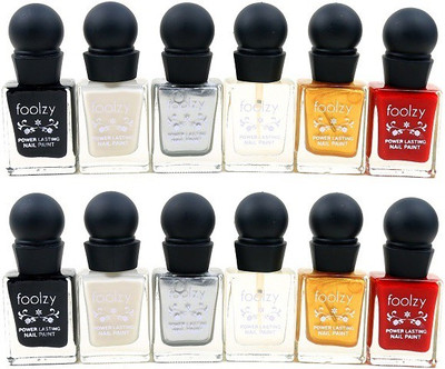 

Foolzy Set of 12 Nail Polish Multicolor SQ-12-1