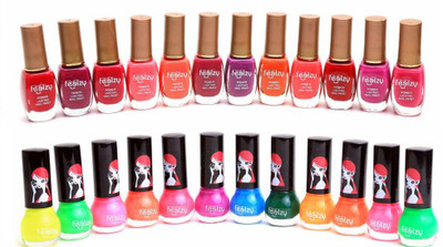 

Foolzy Pack Of 24 Fashion Crowd Nail Paint Multicolor(Pack of 24)