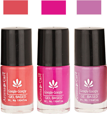 

Aroma Care Googly Gel Nail Polish 46201672 Multicolor,(Pack of 3)