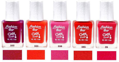 

Fashion Bar Spark Orange Nail Polish Set Of 4 Multicolor,