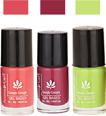 

Aroma Care Googly Gel Nail Polish 46201615 Multicolor,(Pack of 3)