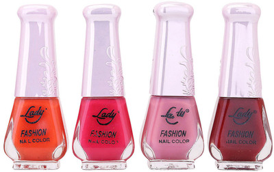 

Lady Fashion Limited Edition MULTICOLOR Nail Polish Set 0201201756 Multicolor,(Pack of 4)