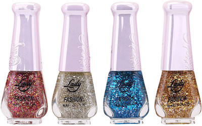 

Lady Fashion Limited Edition MULTICOLOR Nail Polish Set 0201201719 Multicolor,(Pack of 4)