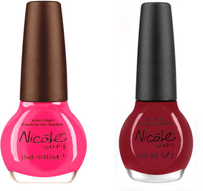 

OPI Nicole Pack Of 2 Still into pink ni 409, Deeply in love ni 044(Pack of 2)