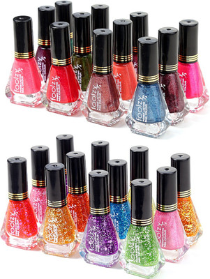 

Foolzy Pack Of 24 Fusion Nail Paint Polish Multicolor