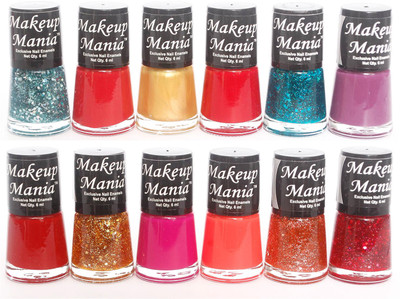

Makeup Mania Exclusive Nail Polish Set of 12 Pcs. Multicolor Set 80(Pack of 12)