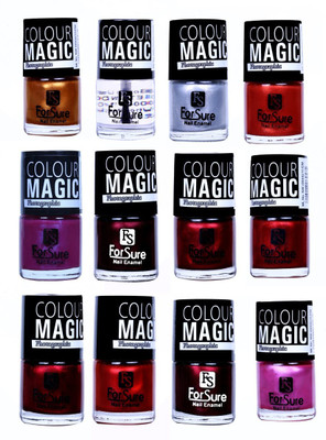 

Susha Forsure Vision Nail Polish (Pack of 12)-VNP149TO160 Multicolor-VNP149TO160