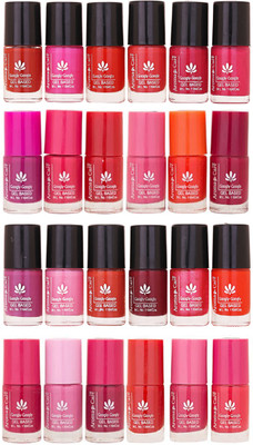 

Aroma Care MAB Multicolor 2 in 1 Color Cap Nail Polish Sets in Wholesale Rate ( Set No. 74) Pink, Purple, Red, Peach, Orange, Mauve, Pink, Peach, Pink, Red, Nude, Peach(Pack of 24)