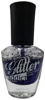 

L.A. Girl Glitter Addict Nail Polish Eutopia Gnl-444, Trasparent