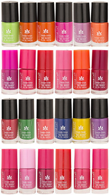 

Aroma Care MAB Multicolor 2 in 1 Color Cap Nail Polish Sets in Wholesale Rate ( Set No. 72) Pink, Purple, Red, Peach, Orange, Mauve, Pink, Peach, Pink, Red, Nude, Peach(Pack of 24)