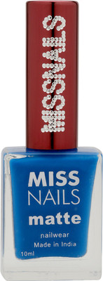 

Miss Nails Matte Blue Blue