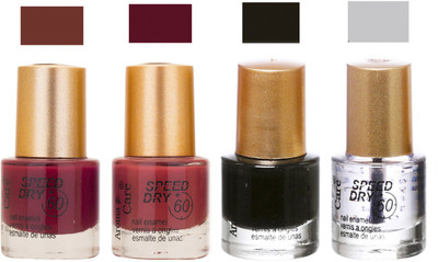 

Aroma Care Speed Dry Profesional Nail Color 23521 Multicolor,(Pack of 4)