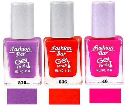 

Fashion Bar Neon Purple Nail Polish Pack Purple