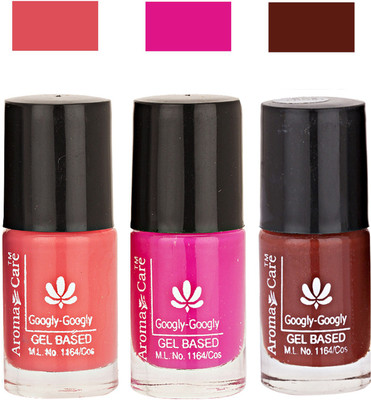 

Aroma Care Googly Gel Nail Polish 46201671 Multicolor,(Pack of 3)
