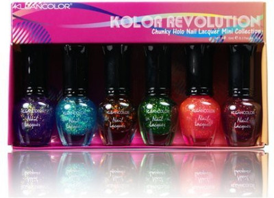

Kleancolor Mini Collection Kolor Revolution Chunky Holo KcnKolor Revolution Lacquer(Pack of 6)