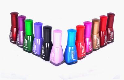 

Avlon Multicolor Enamel Nail Polish (Packof12) Multi(Pack of 12)