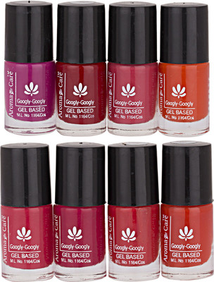 

Aroma Care Mab Multi Color Nail polish Combo 05-06 Multicolor,(Pack of 8)
