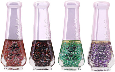 

Lady Fashion Limited Edition MULTICOLOR Nail Polish Set 0201201733 Multicolor,
