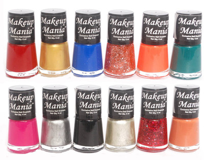 

Makeup Mania Exclusive Nail Polish Set of 12 Pcs. Multicolor Set 79(Pack of 12)