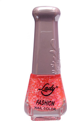 

Lady Fashion Glitter Nail Polish Pink,White & Multicolor,