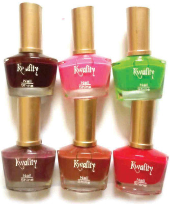 

Kwality Beauty Nail Polish High Quality-AW- 60 ml Multicolour Multicolor