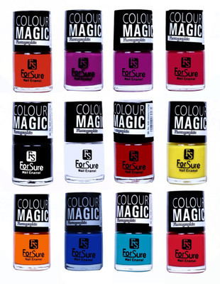

Susha Forsure Vision Nail Polish (Pack of 12)-VNP125TO136 Multicolor-VNP125TO136
