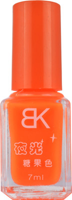 

BK Glow in Dark Radium International Orange Colour Imported Nail Polish Varnish Fluorescent Neon Luminous International Orange