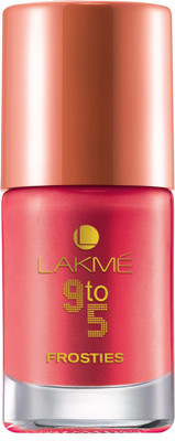 

Lakme 9 to 5 Frosties Nail Color Pink Frost