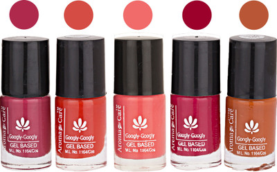 

Aroma Care Mab Multicolor Nail Polish Combo 809201613 Multicolor(Pack of 5)