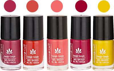 

Aroma Care Mab Multicolor Nail Polish Combo 809201620 Multicolor(Pack of 5)