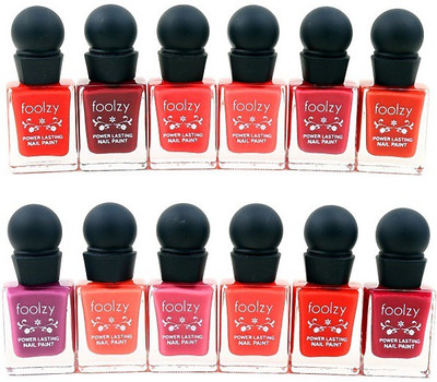 

Foolzy Set of 12 Nail Polish Multicolor SQ-12-3