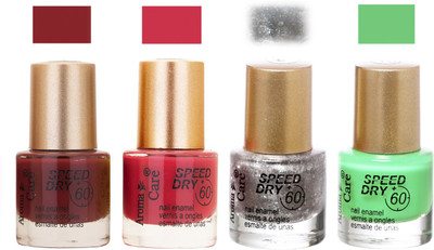 

Aroma Care Speed Dry Profesional Nail Color 23519 Multicolor,(Pack of 4)