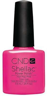 

Creative Nail Shellac Hot Pop Pink CNDS0072 pink(Pack of 2)