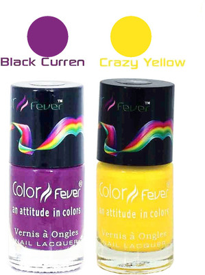 

Color Fever Matte Nail Polish Combo 252 Multicolor,(Pack of 2)