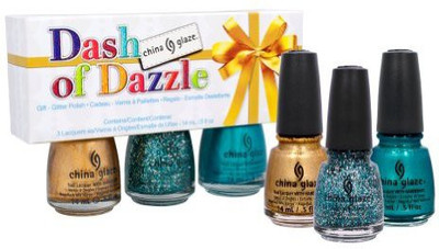 

China Glaze 3 Piece Holiday Set, Dash of Dazzle Glitter(Pack of 3)