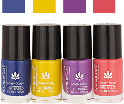 

Aroma Care Gel Based Nail Poish Combo-03 Multicolor,(Pack of 12)