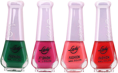 

Lady Fashion Limited Edition MULTICOLOR Nail Polish Set 0201201763 Multicolor,(Pack of 4)